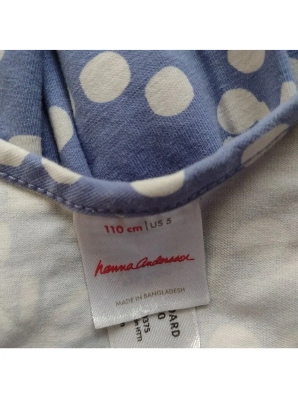 Hanna Andersson Long Sleeve Skater Dress 5 Periwinkle Snowflake Print Fit n Flar